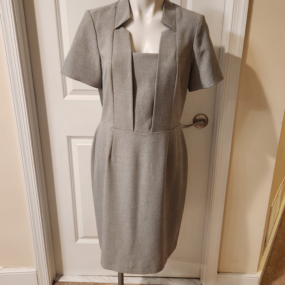 Preston & York Gray Short Sleeve Dress